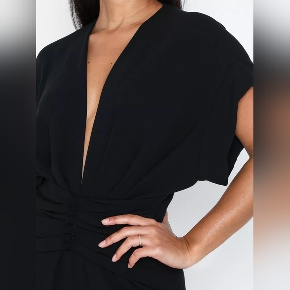 IRO Gastona ruched crepe mini dress - Picture 3 of 9